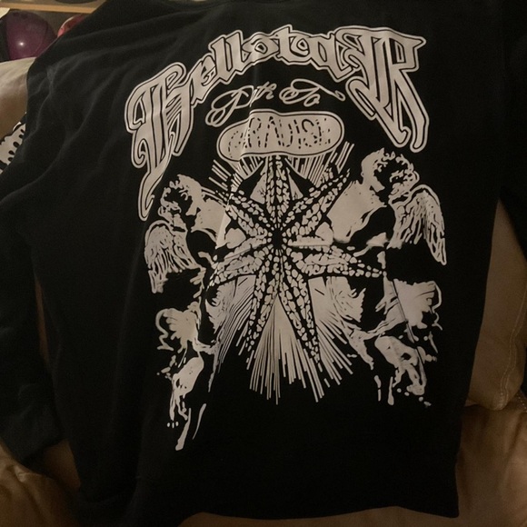 Black and White Hellstar Hoodie